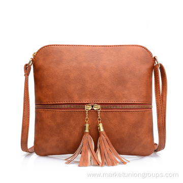 Female Simple Designer Pu Softback Vegan Leather Envelope Bag Messenger Shoulder Handbag for women Small Square 2020